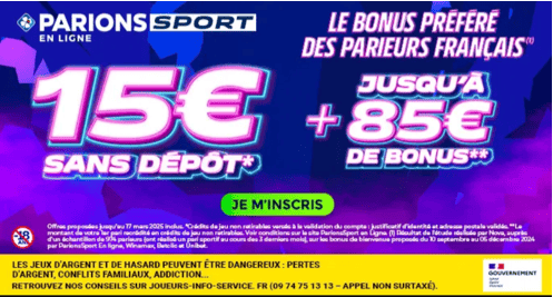 Bonus & Promotiecode Parions Sport Casino